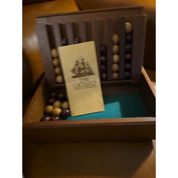 Captain's Mistress Game (Connect Four) Wood with Instructions Northwest Corner - Picture 12 of 12